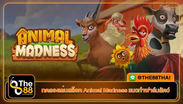ทดลองเล่นสล็อต Animal Madness แนวทำฟาร์มสัตว์
