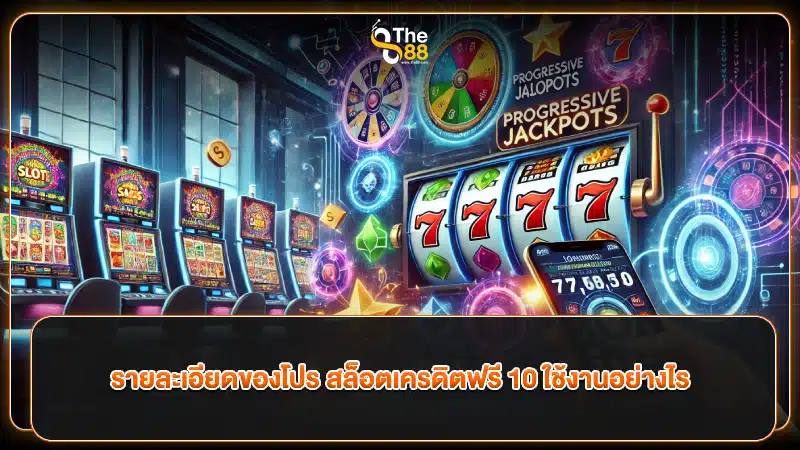 รายละเอียดของโปร สล็อตเครดิตฟรี 10 ใช้งานอย่างไร